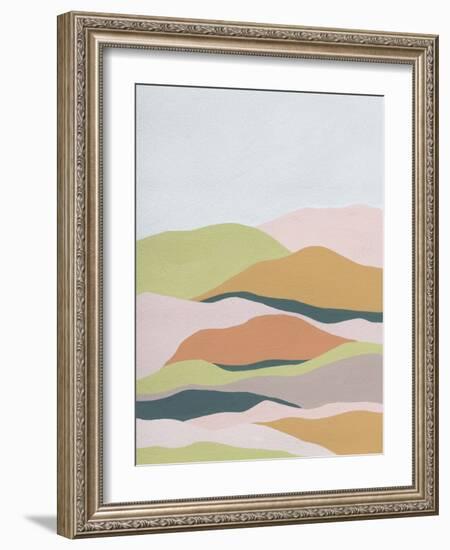 Cloud Layers III-Melissa Wang-Framed Art Print