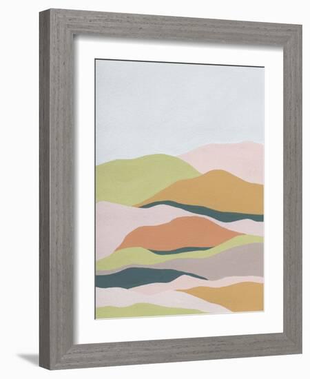 Cloud Layers III-Melissa Wang-Framed Art Print