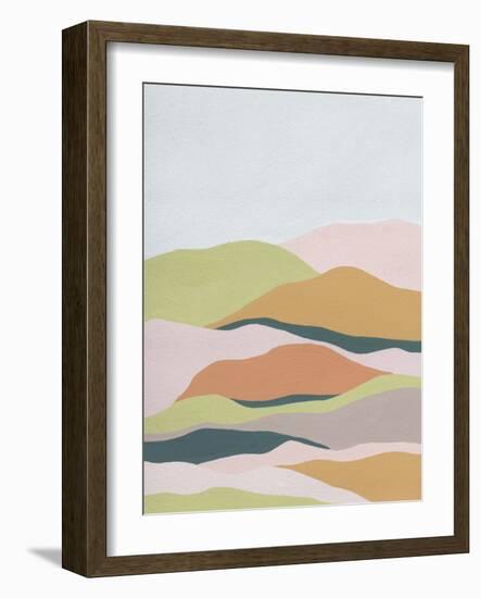 Cloud Layers III-Melissa Wang-Framed Art Print