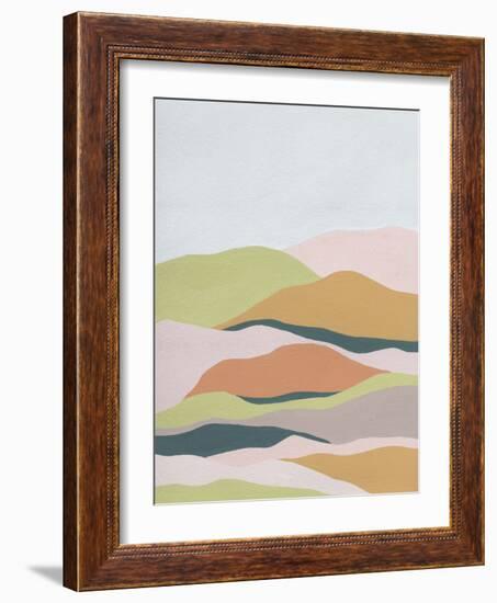 Cloud Layers III-Melissa Wang-Framed Art Print