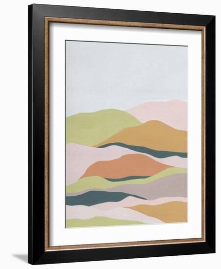 Cloud Layers III-Melissa Wang-Framed Art Print