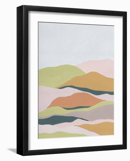 Cloud Layers III-Melissa Wang-Framed Art Print