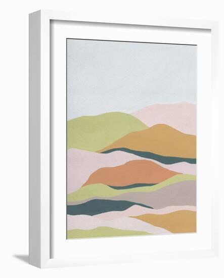 Cloud Layers III-Melissa Wang-Framed Art Print