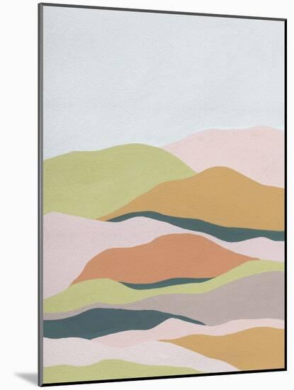 Cloud Layers III-Melissa Wang-Mounted Art Print