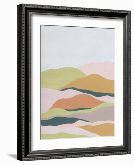 Cloud Layers III-Melissa Wang-Framed Art Print