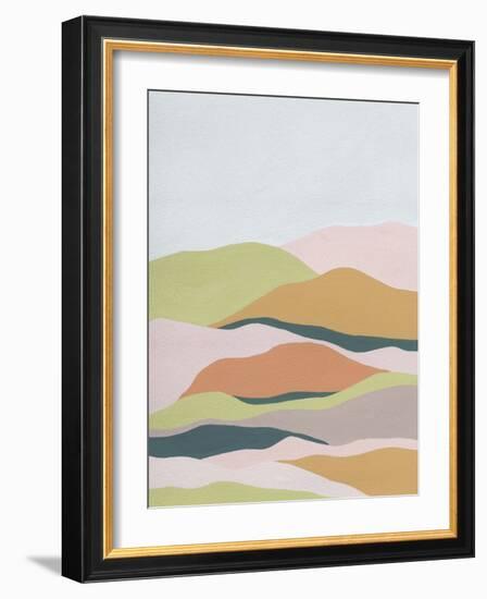 Cloud Layers III-Melissa Wang-Framed Art Print