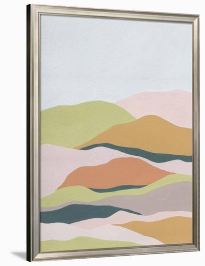 Cloud Layers III-Melissa Wang-Framed Art Print