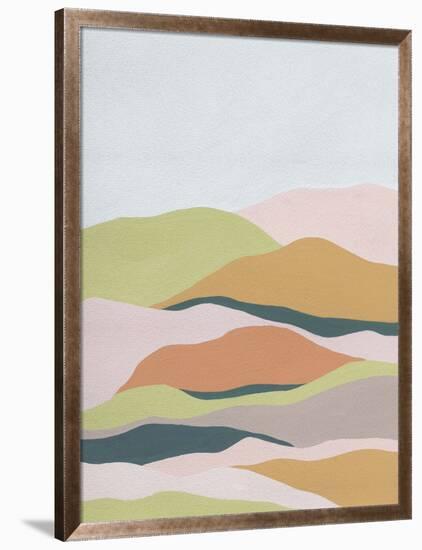 Cloud Layers III-Melissa Wang-Framed Art Print