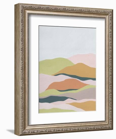 Cloud Layers III-Melissa Wang-Framed Art Print