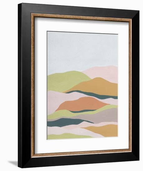 Cloud Layers III-Melissa Wang-Framed Art Print