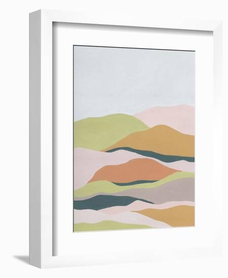 Cloud Layers III-Melissa Wang-Framed Art Print