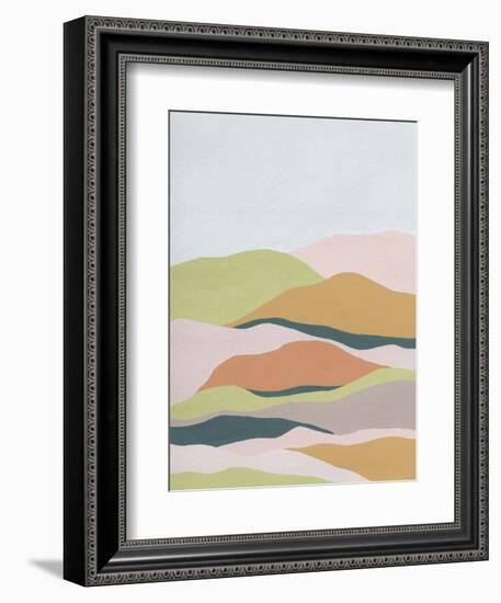 Cloud Layers III-Melissa Wang-Framed Art Print