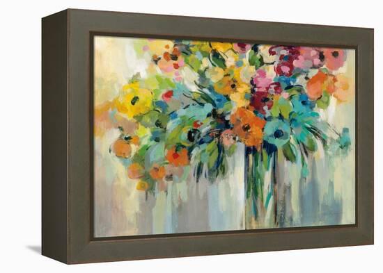 Cloud of Flowers-Silvia Vassileva-Framed Stretched Canvas