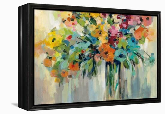 Cloud of Flowers-Silvia Vassileva-Framed Stretched Canvas