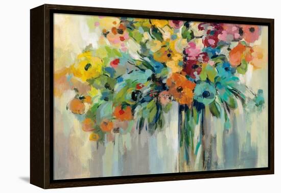 Cloud of Flowers-Silvia Vassileva-Framed Stretched Canvas