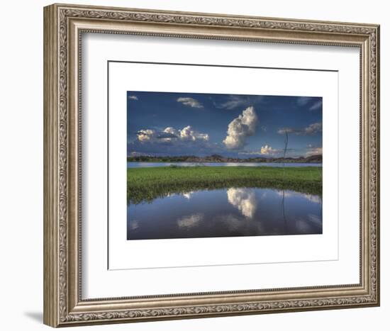 Cloud Patch-Bob Larson-Framed Art Print