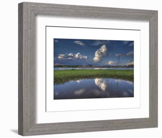 Cloud Patch-Bob Larson-Framed Art Print