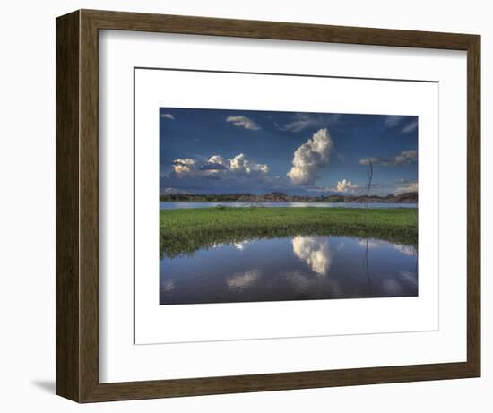 Cloud Patch-Bob Larson-Framed Art Print