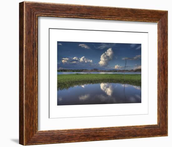 Cloud Patch-Bob Larson-Framed Art Print