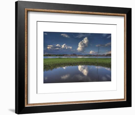 Cloud Patch-Bob Larson-Framed Art Print