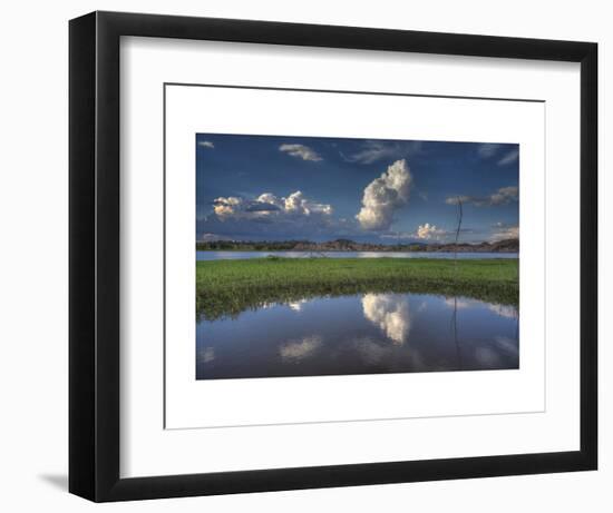 Cloud Patch-Bob Larson-Framed Art Print