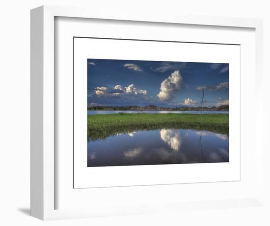 Cloud Patch-Bob Larson-Framed Art Print