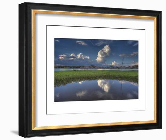 Cloud Patch-Bob Larson-Framed Art Print