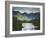 Cloud-Shrouded Mt. Cook Reflected in Lake Matheson, Near Town of Fox Glacier, South Island-Dennis Flaherty-Framed Photographic Print