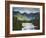 Cloud-Shrouded Mt. Cook Reflected in Lake Matheson, Near Town of Fox Glacier, South Island-Dennis Flaherty-Framed Photographic Print