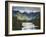 Cloud-Shrouded Mt. Cook Reflected in Lake Matheson, Near Town of Fox Glacier, South Island-Dennis Flaherty-Framed Photographic Print