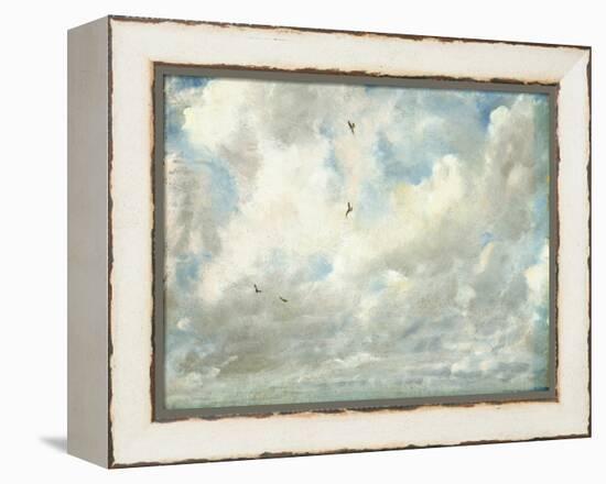 Cloud Study, 1821 (Oil on Paper Laid Down on Board)-John Constable-Framed Premier Image Canvas