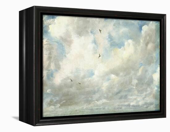 Cloud Study, 1821 (Oil on Paper Laid Down on Board)-John Constable-Framed Premier Image Canvas