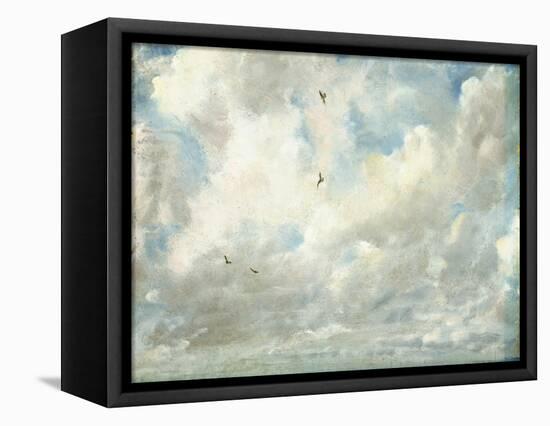 Cloud Study, 1821 (Oil on Paper Laid Down on Board)-John Constable-Framed Premier Image Canvas