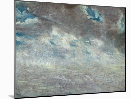 Cloud Study, 1821 (Oil on Paper on Board)-John Constable-Mounted Giclee Print