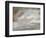 Cloud Study, C.1821 (Oil on Paper Laid on Card)-John Constable-Framed Giclee Print