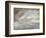 Cloud Study, C.1821 (Oil on Paper Laid on Card)-John Constable-Framed Giclee Print