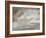 Cloud Study, C.1821 (Oil on Paper Laid on Card)-John Constable-Framed Giclee Print