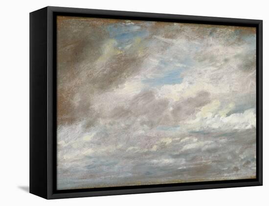 Cloud Study, C.1821 (Oil on Paper Laid on Card)-John Constable-Framed Premier Image Canvas