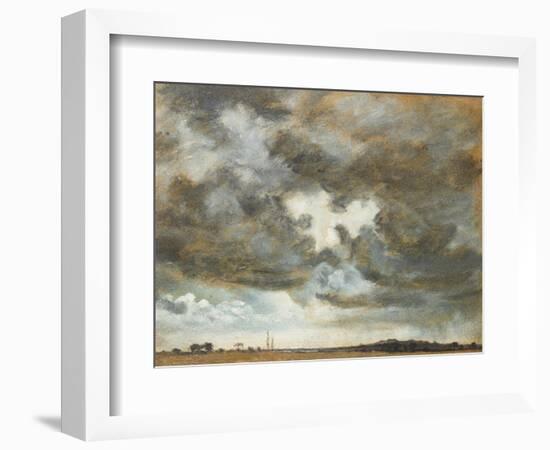Cloud Study. R. A, 19th Century-John Constable-Framed Giclee Print