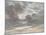 Cloud Study: Stormy Sunset, 1821-2-John Constable-Mounted Giclee Print