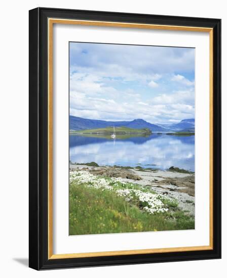 Cloud Walker' Anchored in Kvalfjordur, Iceland, Polar Regions-David Lomax-Framed Photographic Print