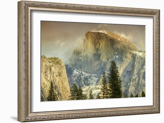 Cloud Wisps at Half Dome, Yosemite-Vincent James-Framed Photographic Print