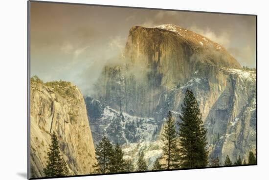 Cloud Wisps at Half Dome, Yosemite-Vincent James-Mounted Photographic Print