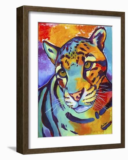 Clouded Leopard-Corina St. Martin-Framed Giclee Print