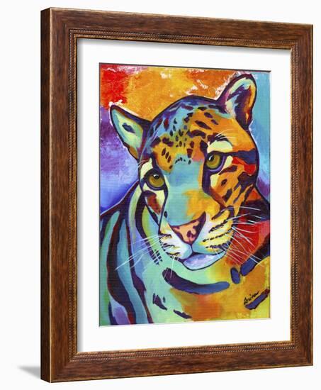 Clouded Leopard-Corina St. Martin-Framed Giclee Print