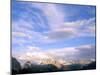 Clouds Above Marmolada Range, 3342M, Dolomites, Alto Adige, Italy-Richard Nebesky-Mounted Photographic Print