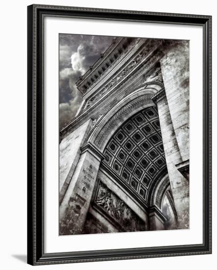 Clouds above the Arc-Andrea Costantini-Framed Photographic Print