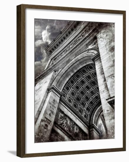 Clouds above the Arc-Andrea Costantini-Framed Photographic Print
