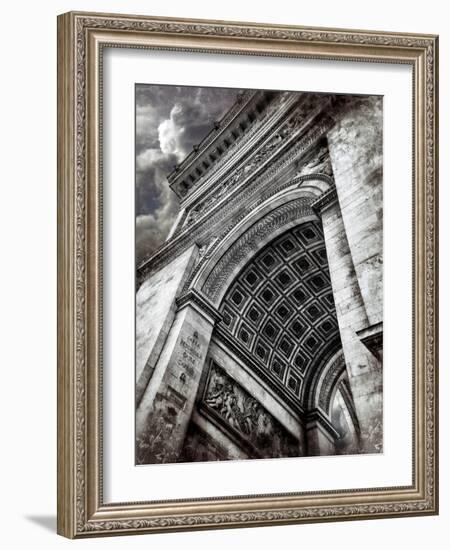 Clouds above the Arc-Andrea Costantini-Framed Photographic Print