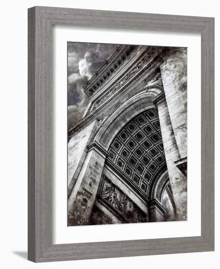 Clouds above the Arc-Andrea Costantini-Framed Photographic Print